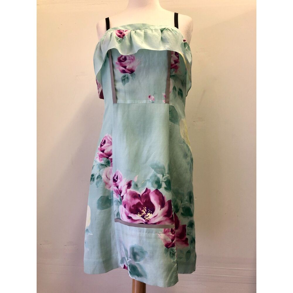 NWOT Juicy Couture Silk Blend Floral Print Dress